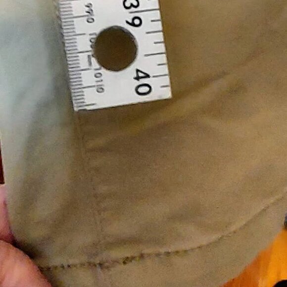 Sonoma Brand New Tan Slim Mens Cargo Pants SZ L 6 Pockets Pull On - Picture 9 of 9